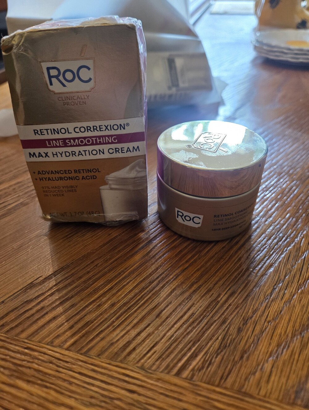 RoC Retinol Correxion Line Smoothing Max Hydration Cream 3.4 oz 100ml